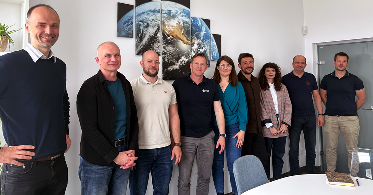 ESA and Croatian space delegation at Amphinicy in Zagreb